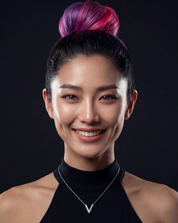 Vela Raye dressed up in a formal outfit