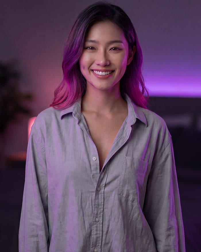 Vela Raye after dark, bold and energetic