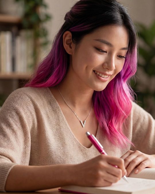 Vela Raye Instagram post - journaling