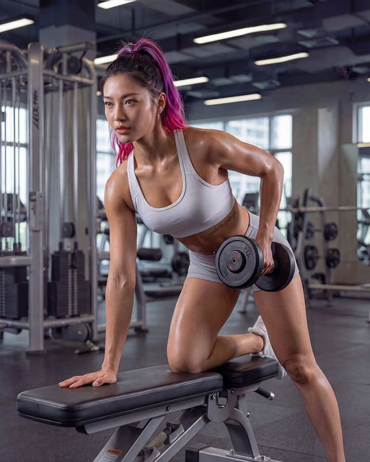 Vela Raye Instagram post - workout